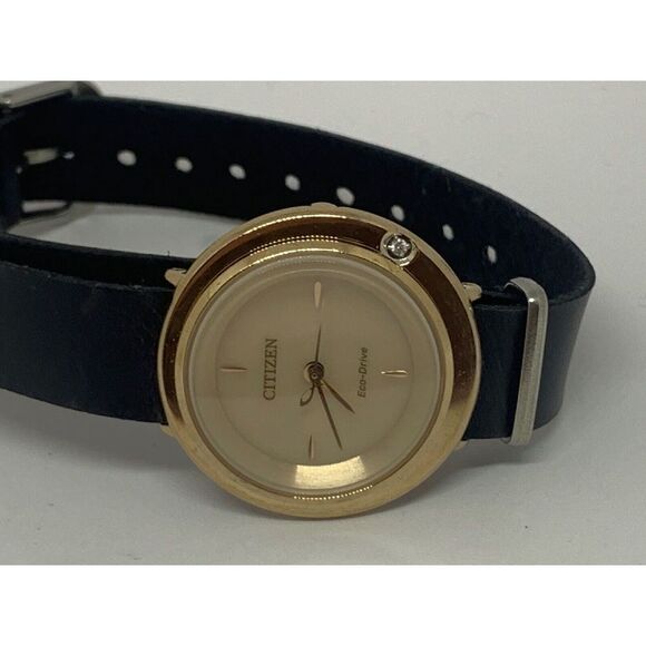Citizen E031-S115647 Women\'s Leather Analog Dial Quartz Watch W/Custom Band E323 main image 7